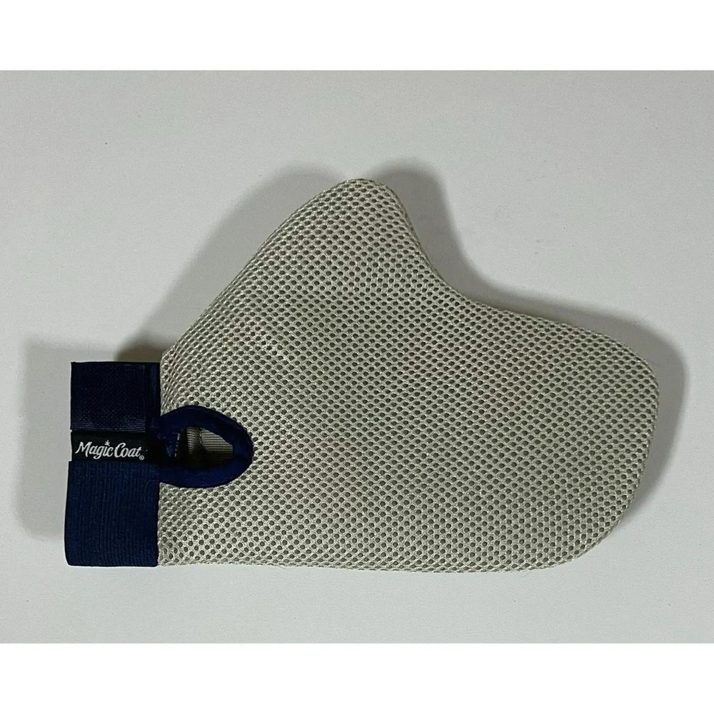 Grey Silicone Cat Cats Dog Pet Hair-Removing Grooming Glove Brush Hairbrush 🐾